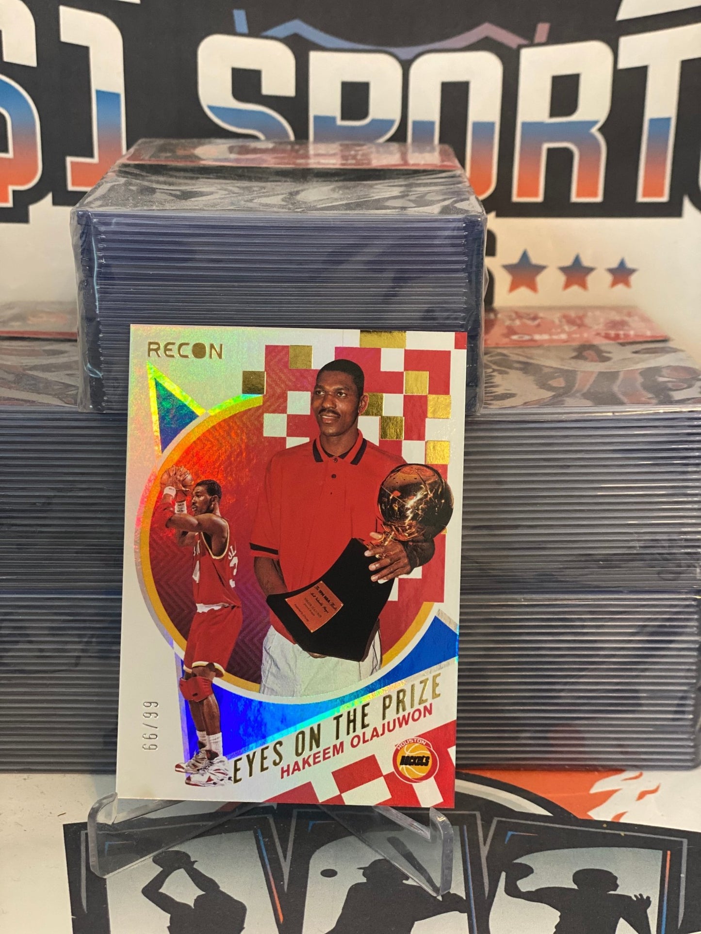 2020 Panini Recon (Eyes on the Prize 66/99) Hakeem Olajuwon #17