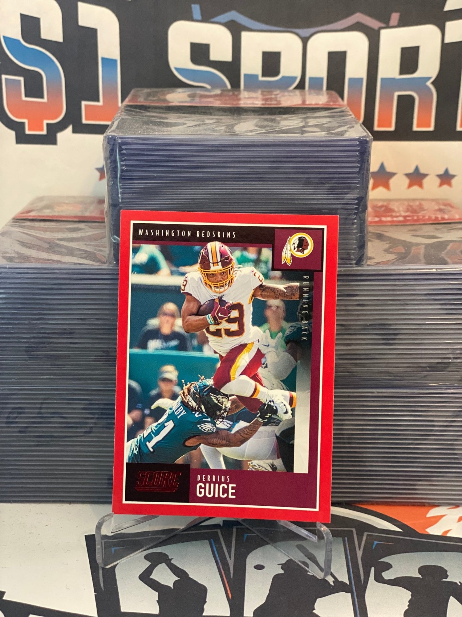 2020 Panini Score (Red) Derrius Guice #199