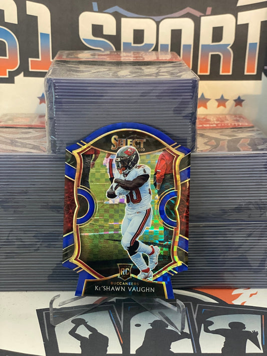 2020 Panini Select (Blue Die Cut Prizm) Ke'Shawn Vaughn Rookie #73