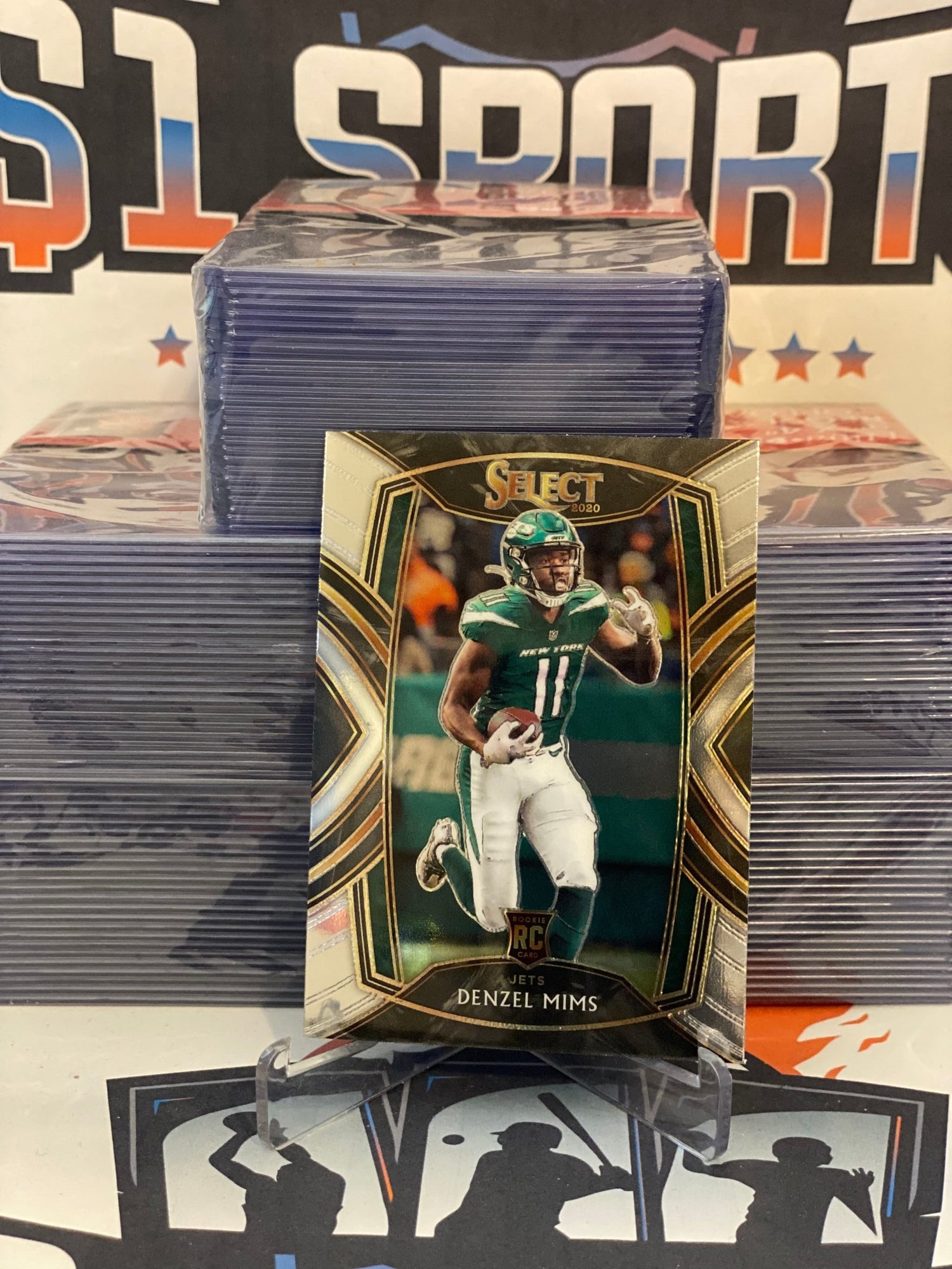 2020 Panini Select (Club Level) Denzel Mims Rookie #263