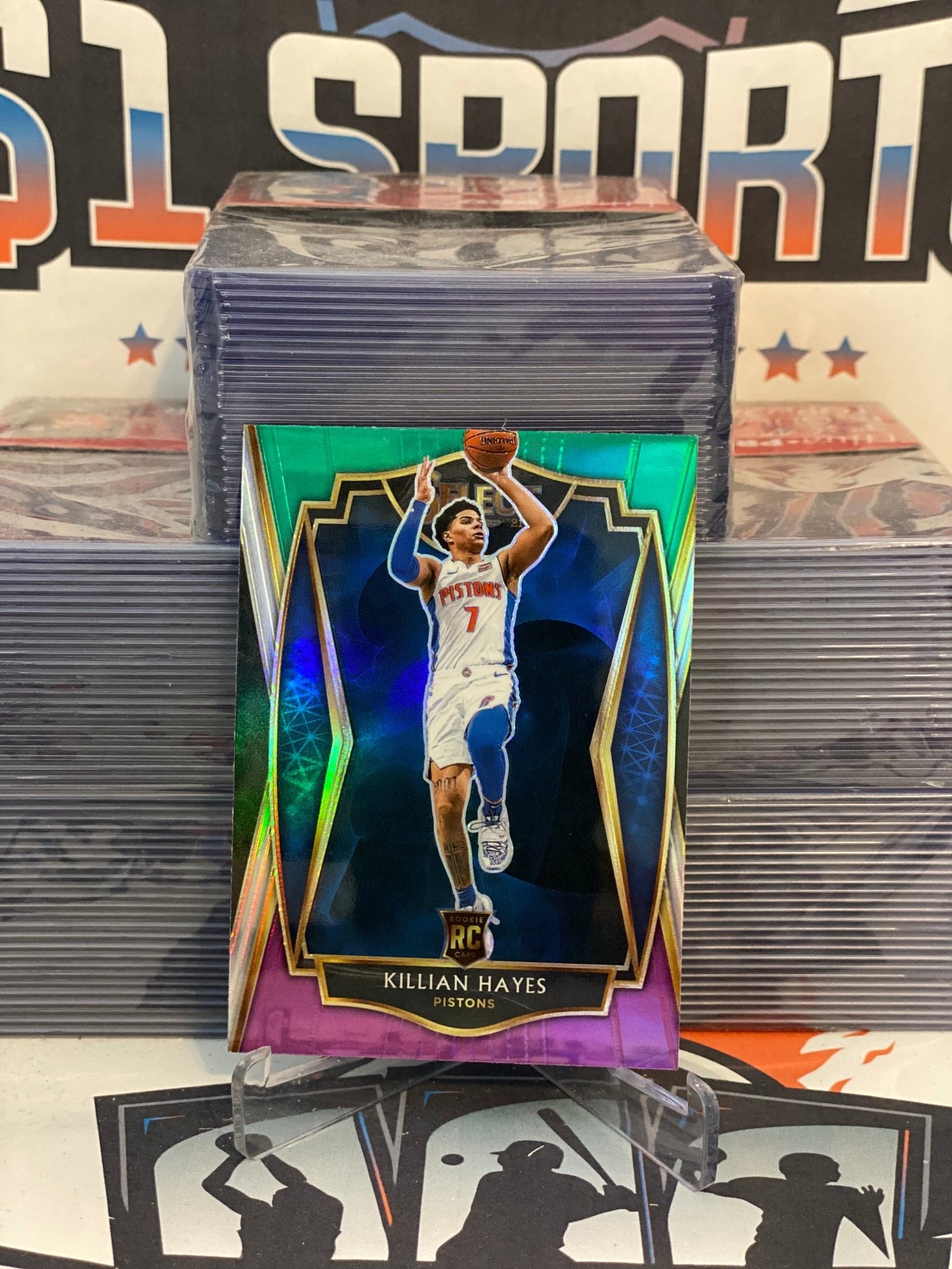 2020 Panini Select (Green Purple White Prizm) Killian Hayes Rookie #181