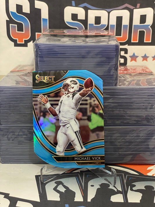 2020 Panini Select (Light Blue Die Cut Prizm, Field Level) Michael Vick #317