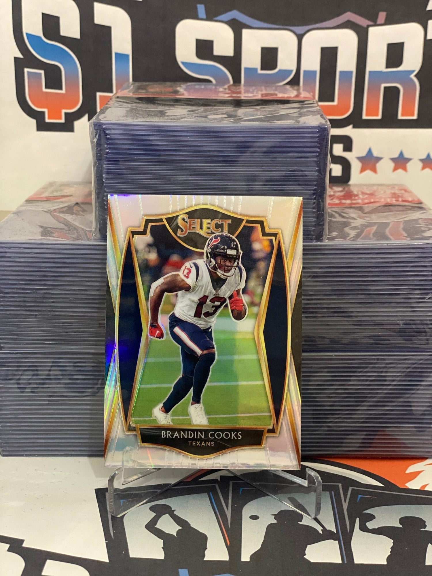 2020 Panini Select (Silver Prizm) Brandin Cooks #140