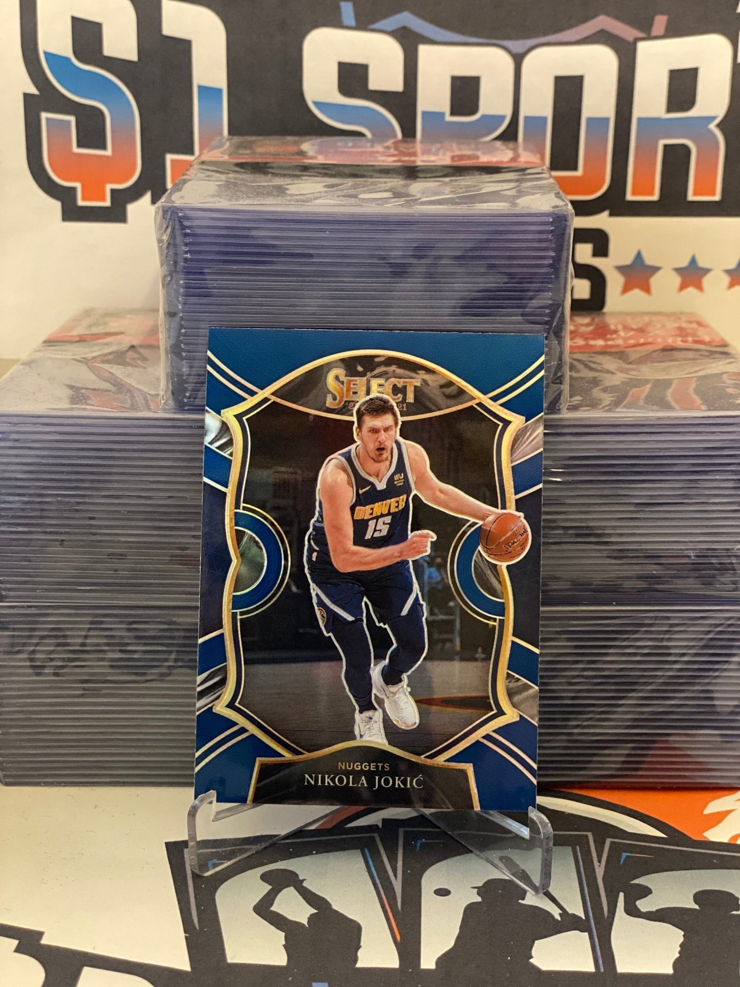 2020 Panini Select (Silver Prizm) Nikola Jokic #58