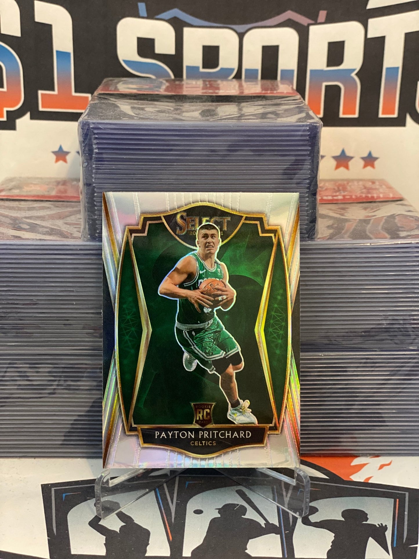 2020 Panini Select (Silver Prizm) Payton Pritchard Rookie #196