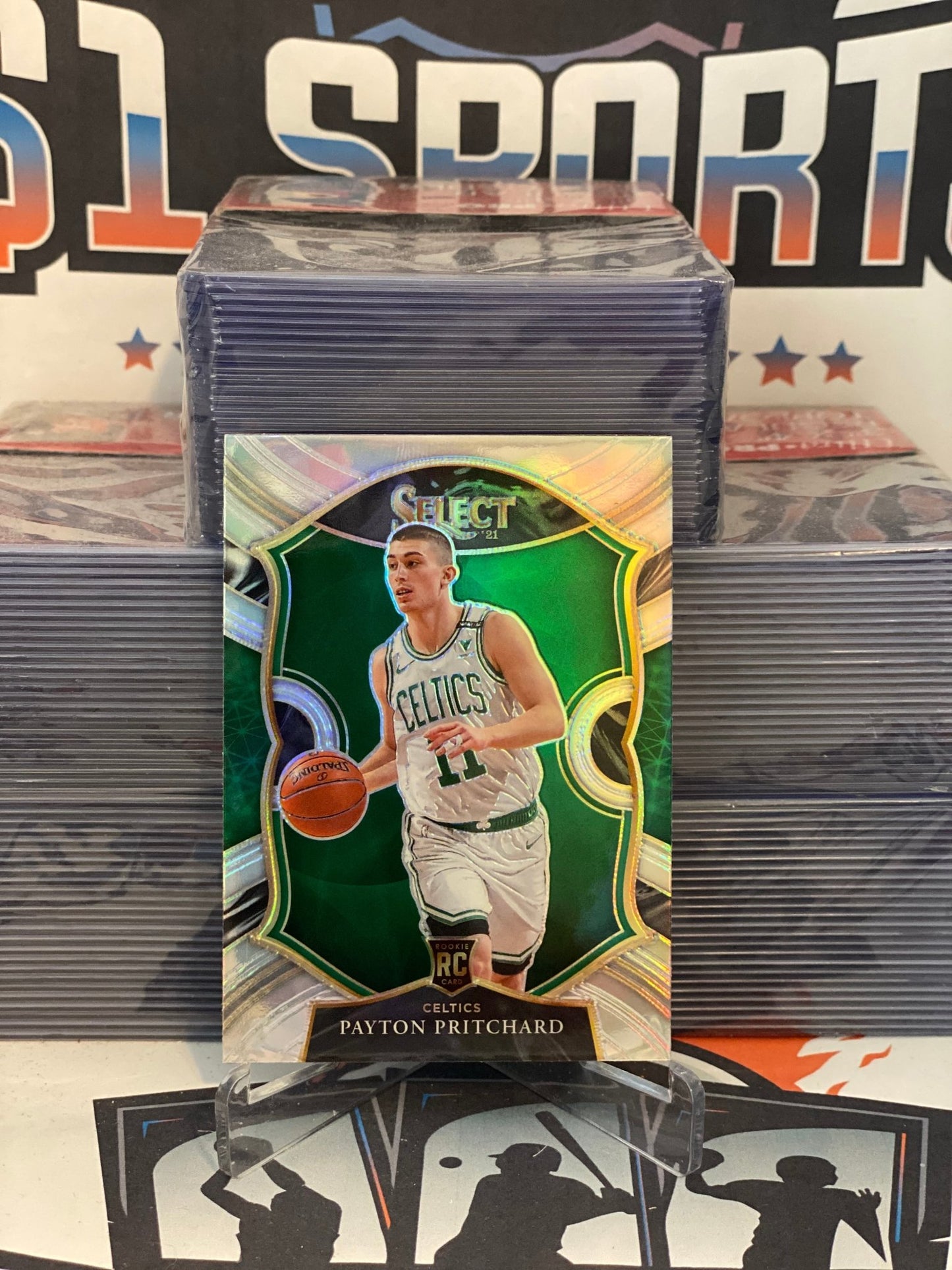 2020 Panini Select (Silver Prizm) Payton Pritchard Rookie #86