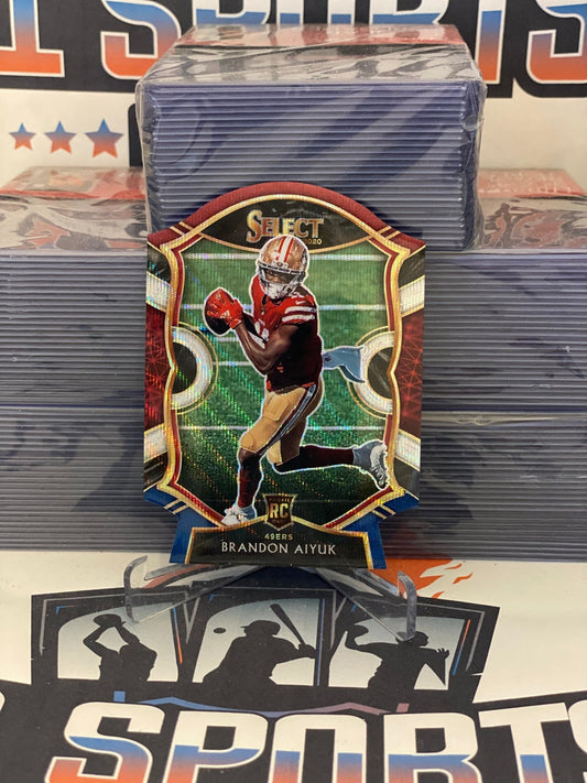 2020 Panini Select (Tri-Color Die Cut) Brandon Aiyuk Rookie #66