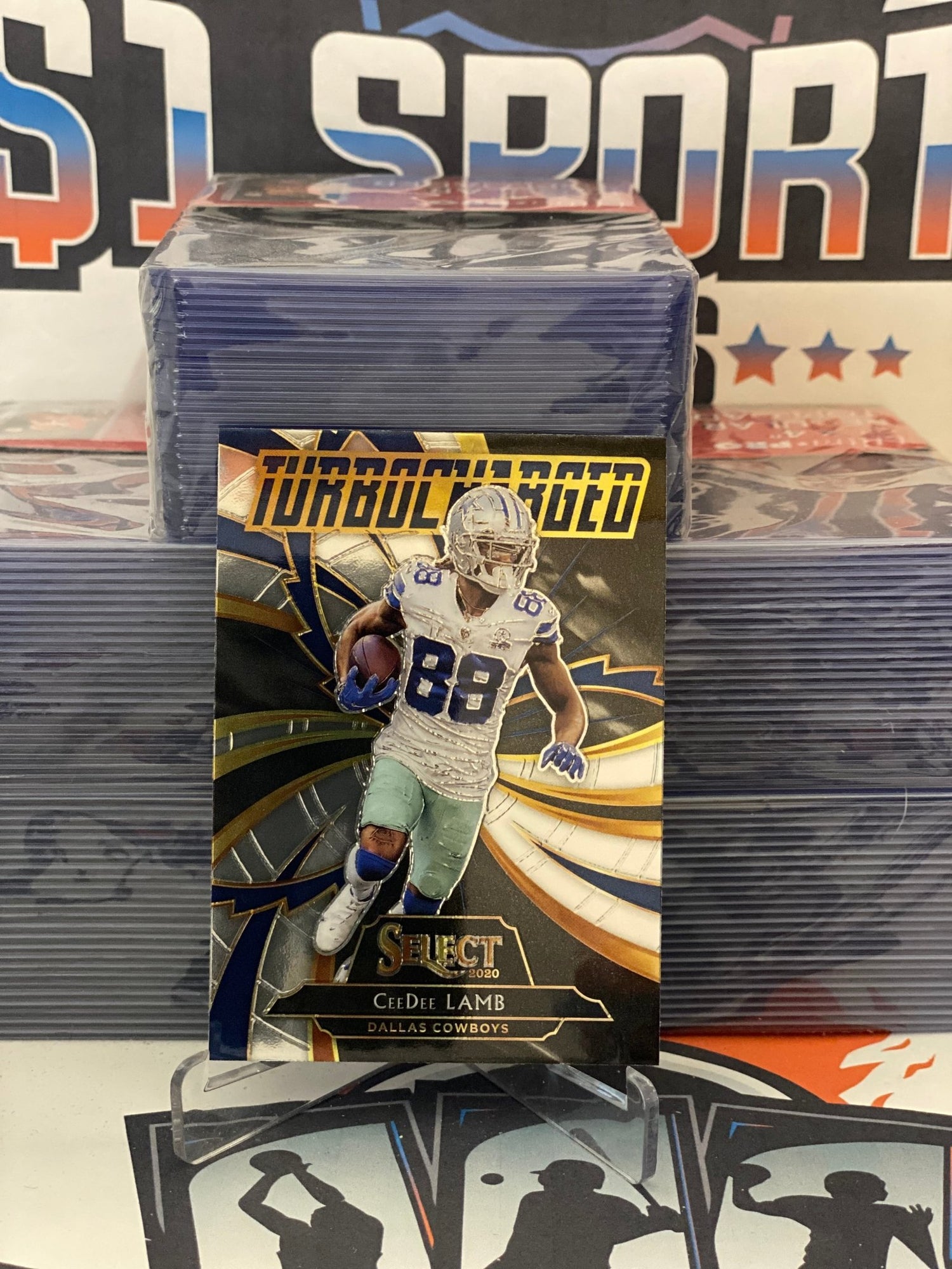 2020 Panini Select (Turbocharged) CeeDee Lamb Rookie #T16