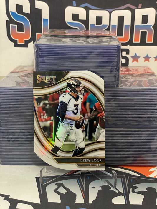 2020 Panini Select (White Die Cut Prizm, Field Level) Drew Lock #327