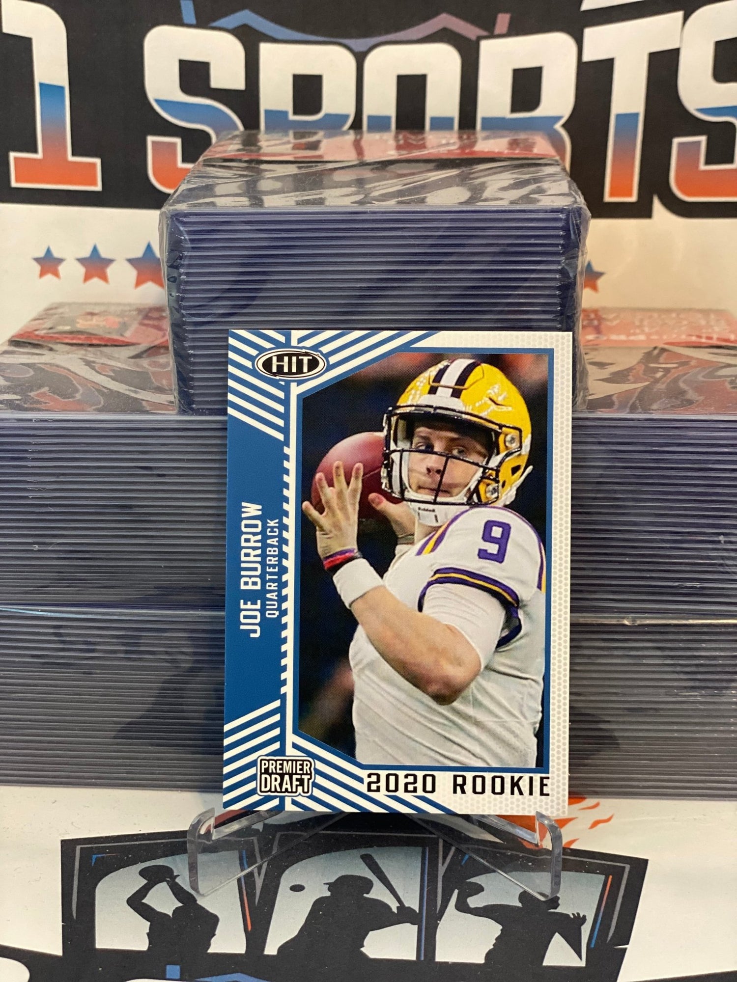 2020 Sage Premier Draft Joe Burrow Rookie #56