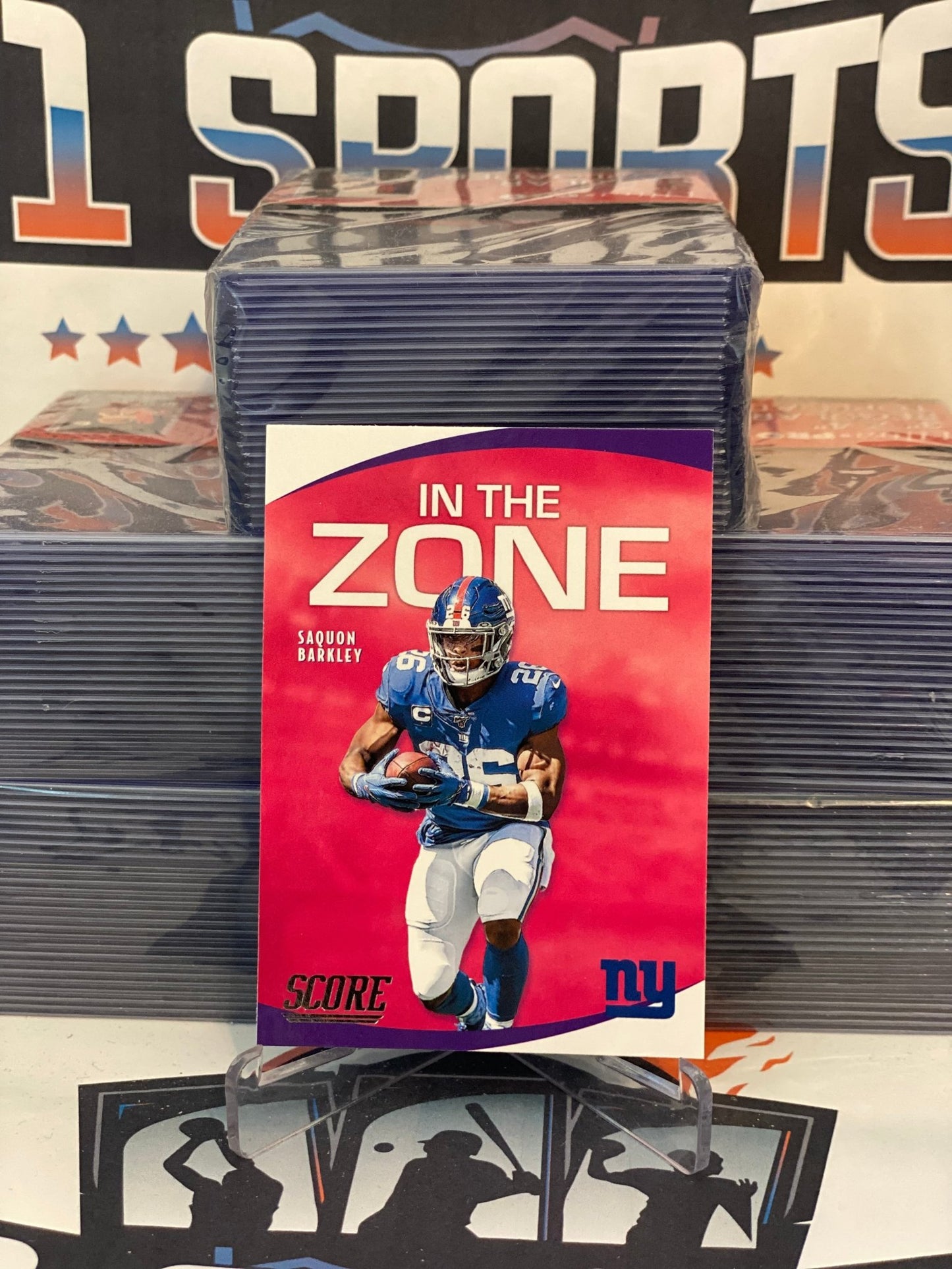 2020 Score (In The Zone) Saquon Barkley #IZ-SB