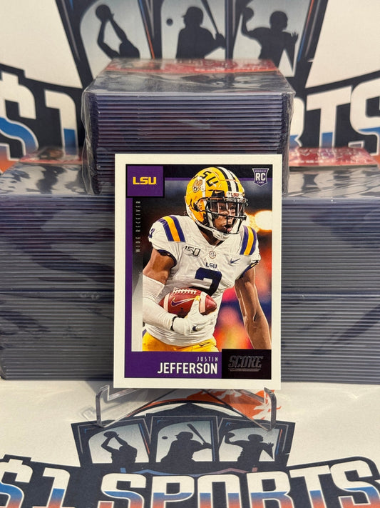 2020 Score Justin Jefferson Rookie #430