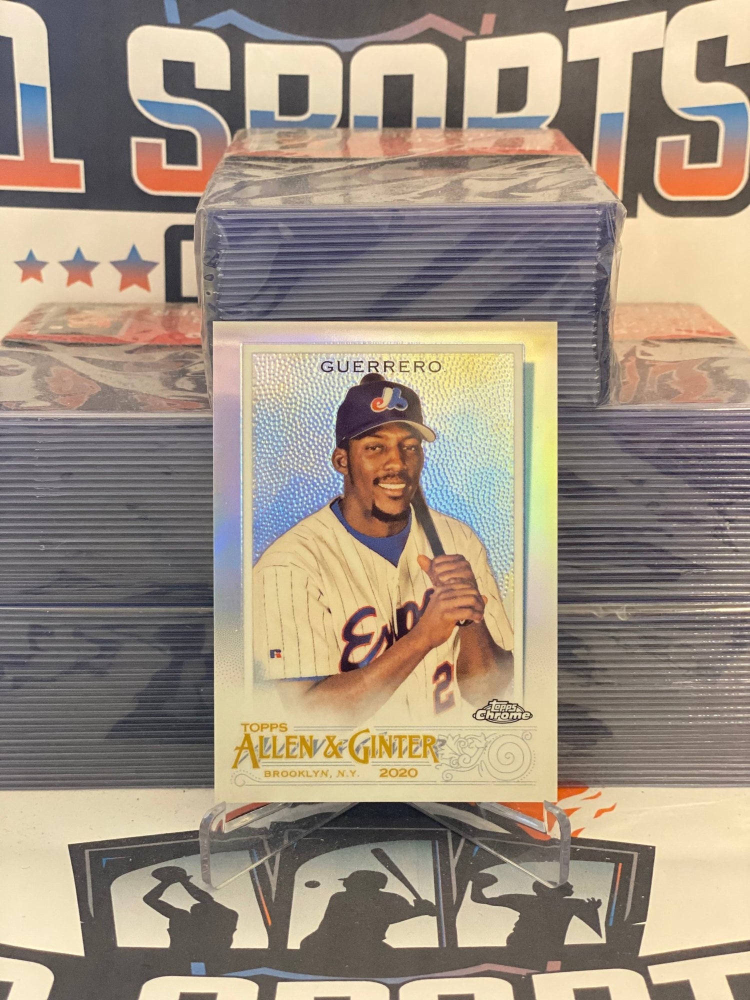 2020 Topps Allen & Ginter Chrome (Refractor) Vladimir Guerrero Sr. #71