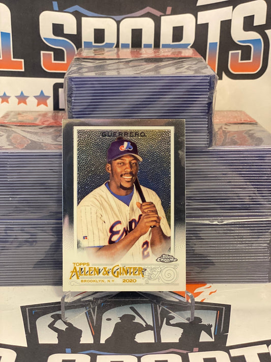 2020 Topps Allen & Ginter Chrome Vladimir Guerrero Sr. #71