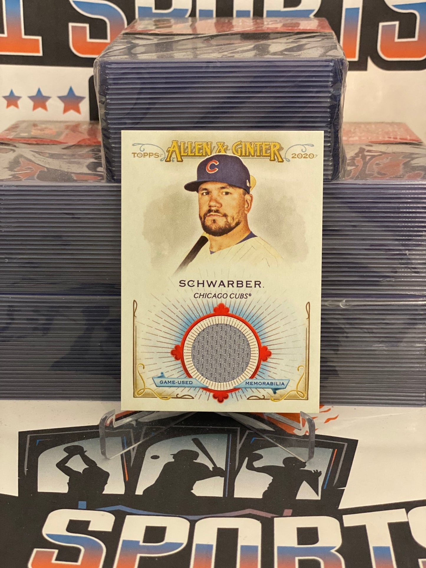 2020 Topps Allen & Ginter (Relic) Kyle Schwarber #FSRB-KS