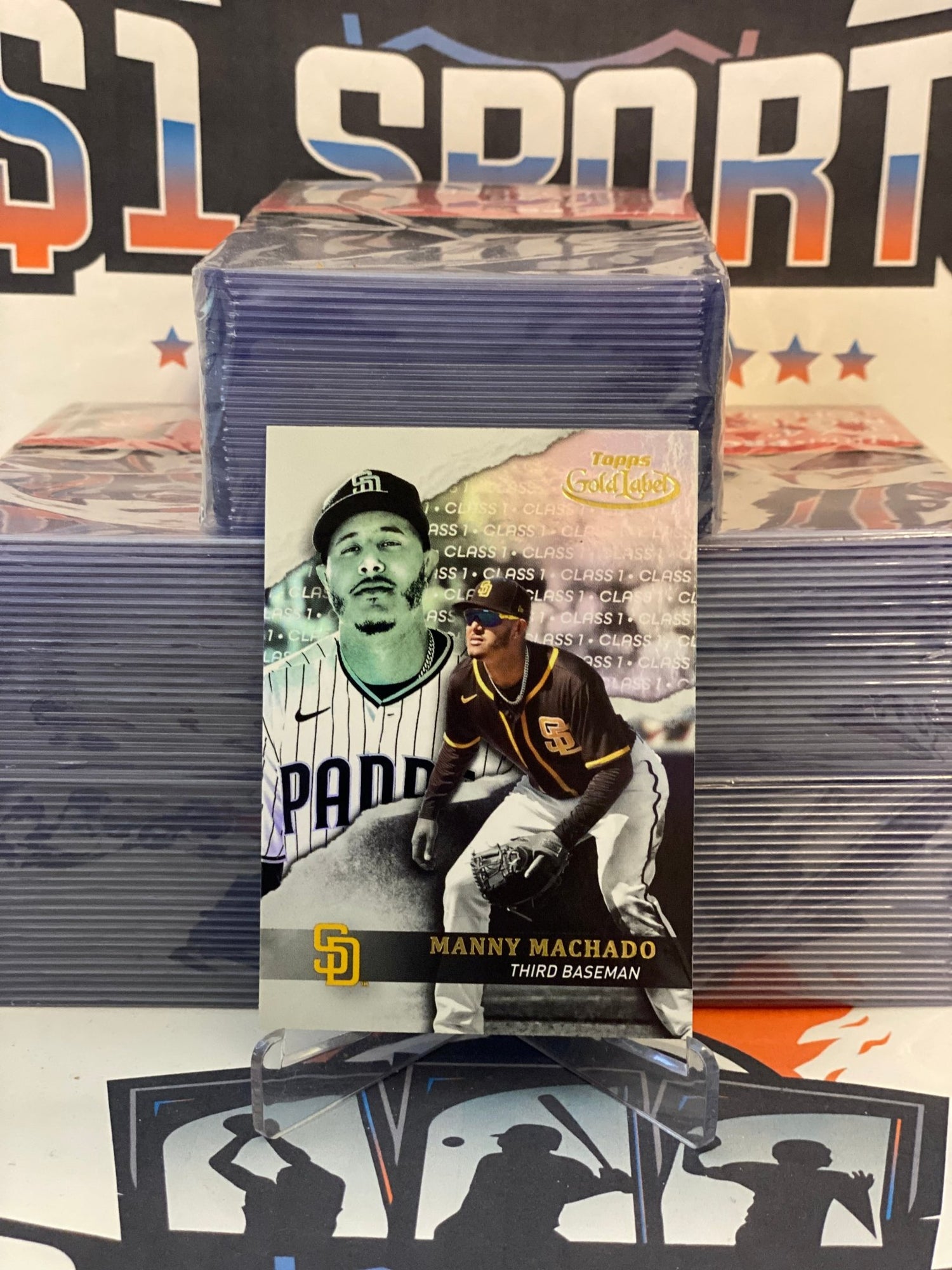 2020 Topps Black Gold Label (Class 1) Manny Machado #80