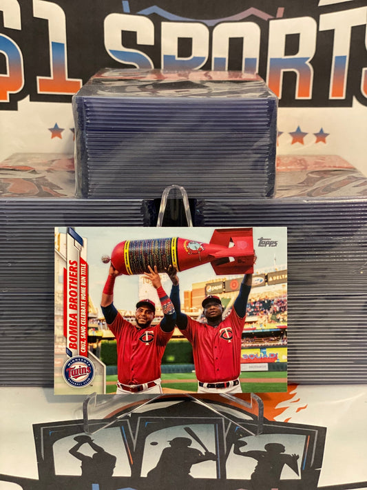 2020 Topps (Bomba Brothers) Miguel Sano & Nelson Cruz #412