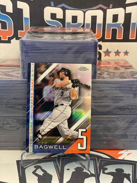 2020 Topps Chrome (A Numbers Game) Jeff Bagwell #NGC-8