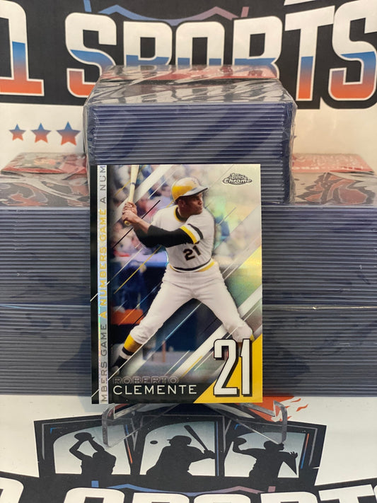 2020 Topps Chrome (A Numbers Game) Roberto Clemente #NGC-3