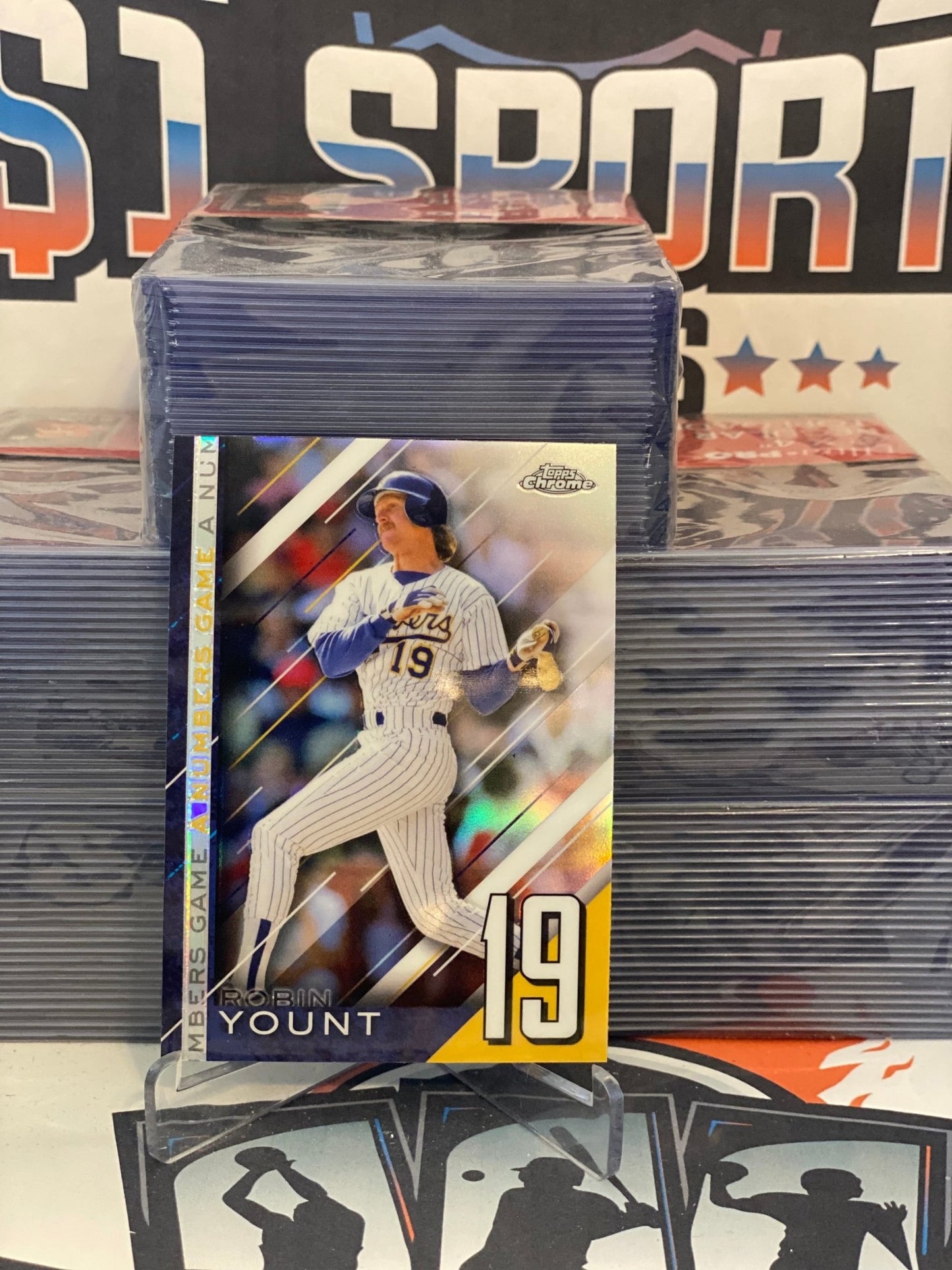 2020 Topps Chrome (A Numbers Game) Robin Yount #NGC-12