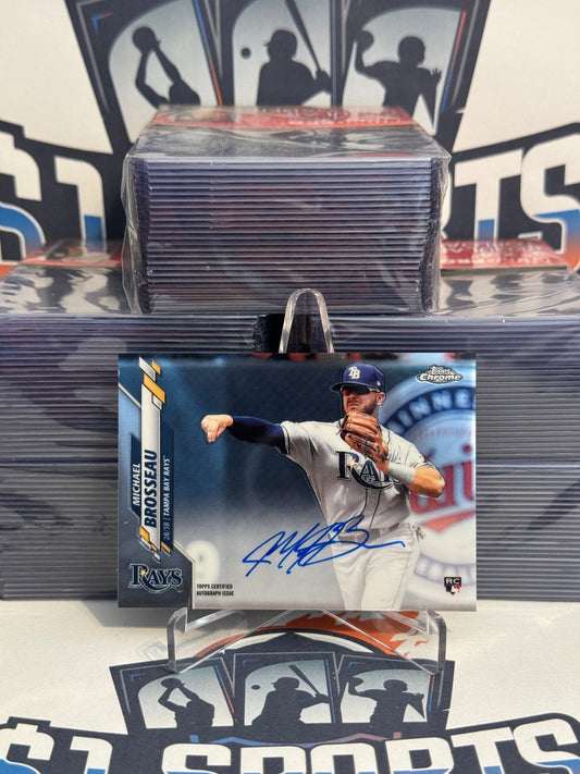 2020 Topps Chrome (Auto) Mike Brosseu Rookie #RA-MBR