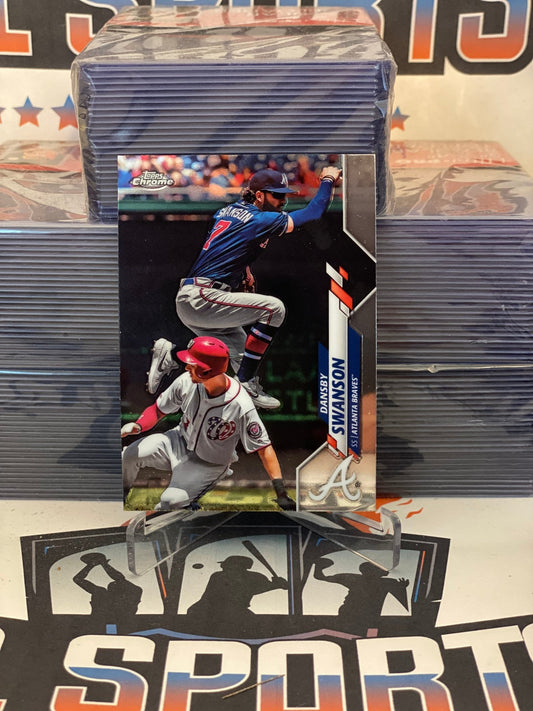 2020 Topps Chrome Dansby Swanson #65