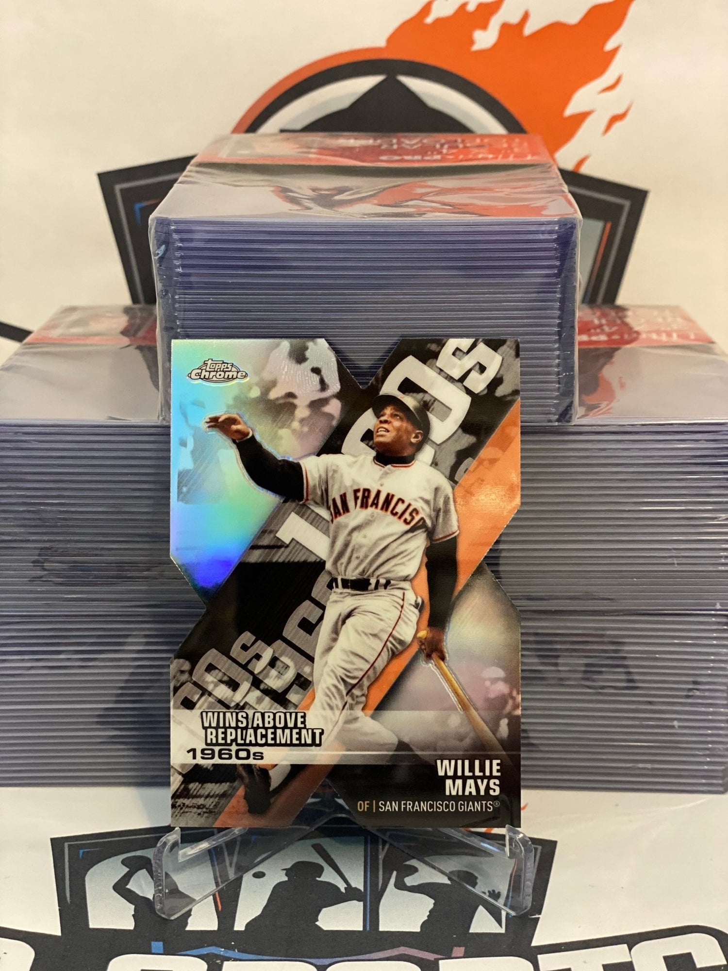 2020 Topps Chrome (Decade of Dominance Die Cut) Willie Mays #DOD-7