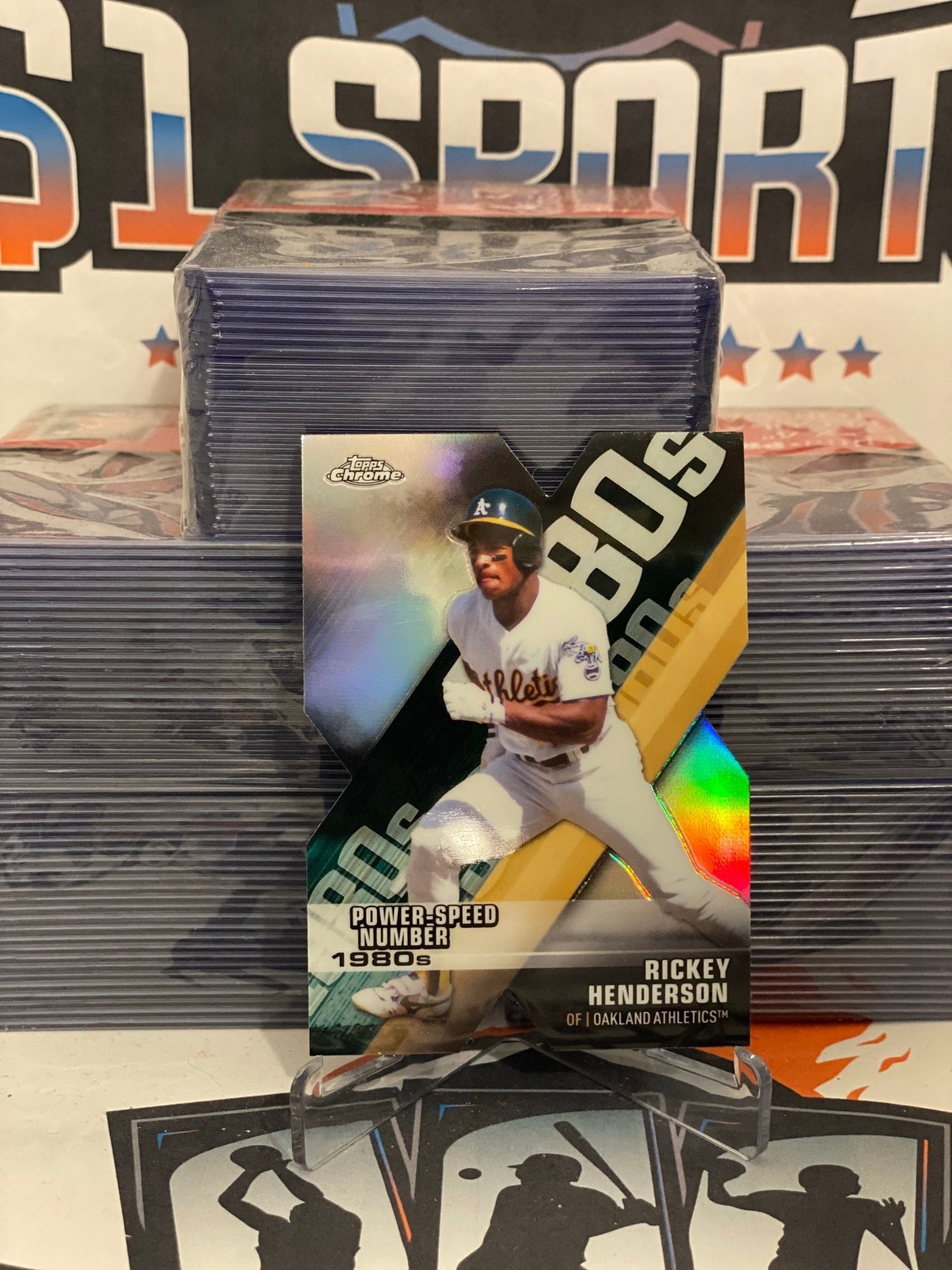 2020 Topps Chrome (Decade of Dominance) Rickey Henderson #DOD-3