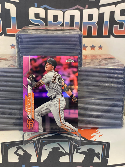 2020 Topps Chrome (Pink Refractor) Mike Yastrzemski #103