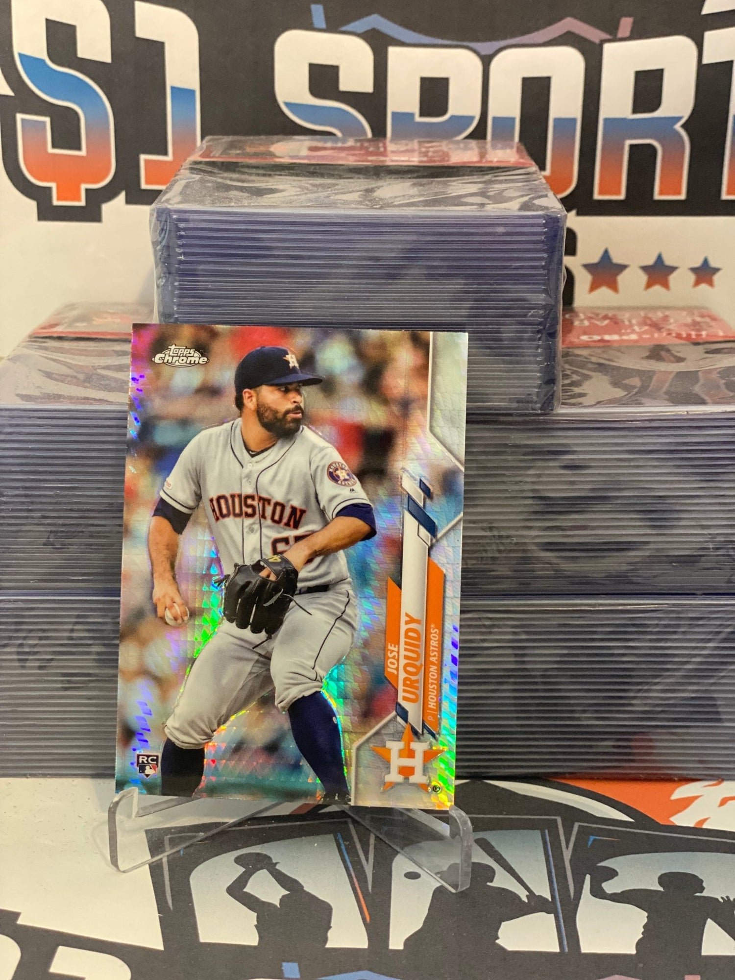 2020 Topps Chrome (Prism Refractor) Jose Urquidy Rookie #142