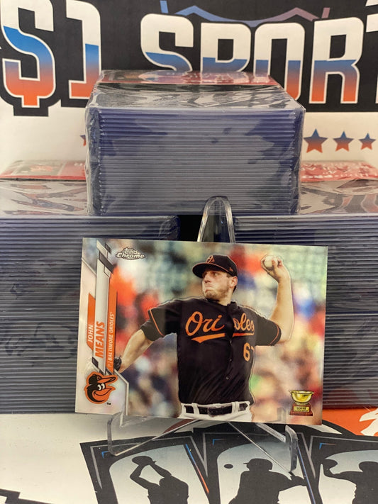 2020 Topps Chrome (Refractor, Rookie Cup) John Means #121