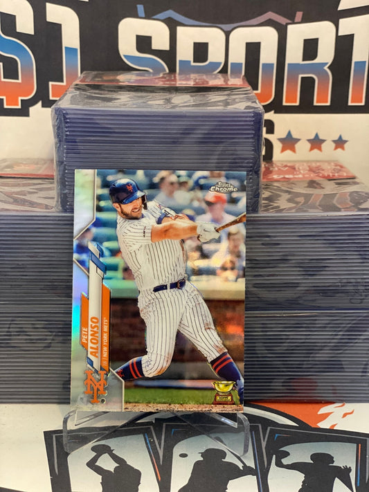 2020 Topps Chrome (Refractor, Rookie Cup) Pete Alonso #80