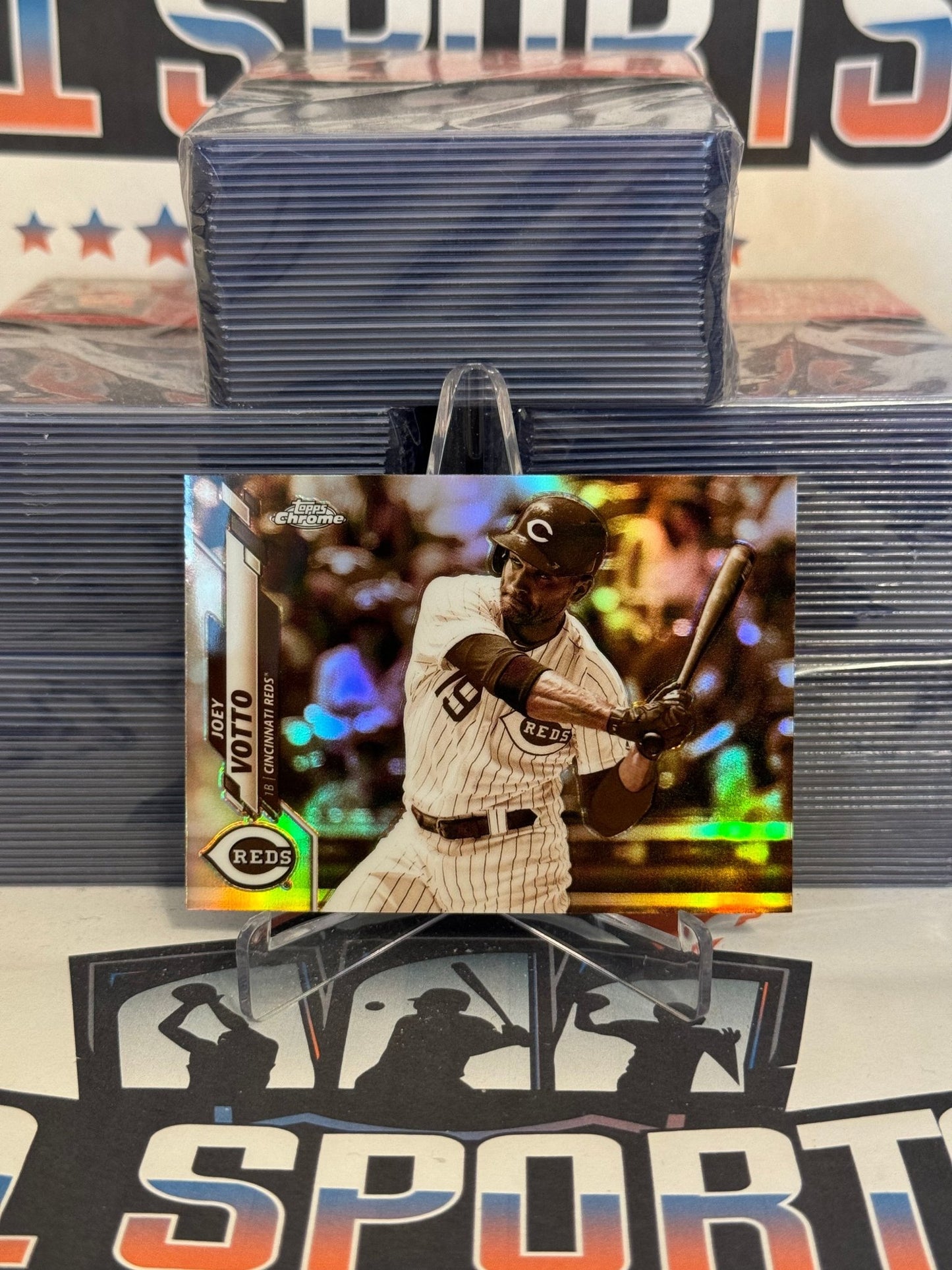 2020 Topps Chrome (Sepia Refractor) Joey Votto #9