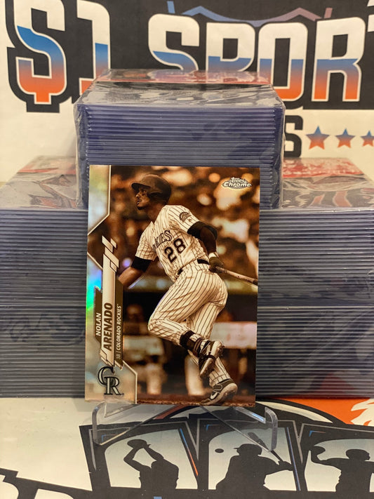 2020 Topps Chrome (Sepia Refractor) Nolan Arenado #174