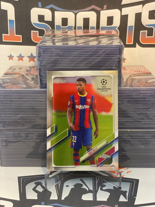 2020 Topps Chrome UEFA Champions League Ansu Fati #15