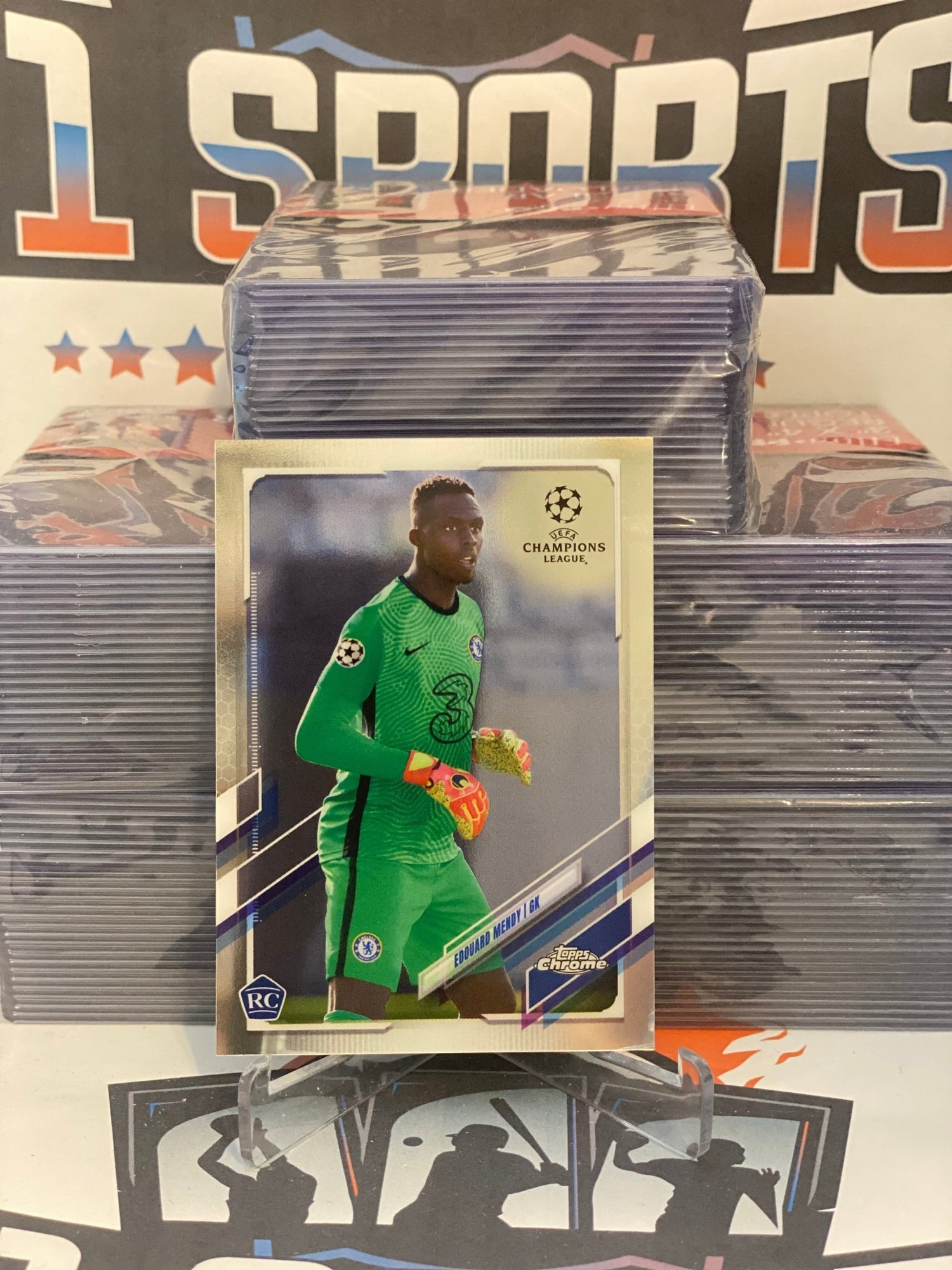 2020 Topps Chrome UEFA Champions League Edouard Mendy Rookie #38