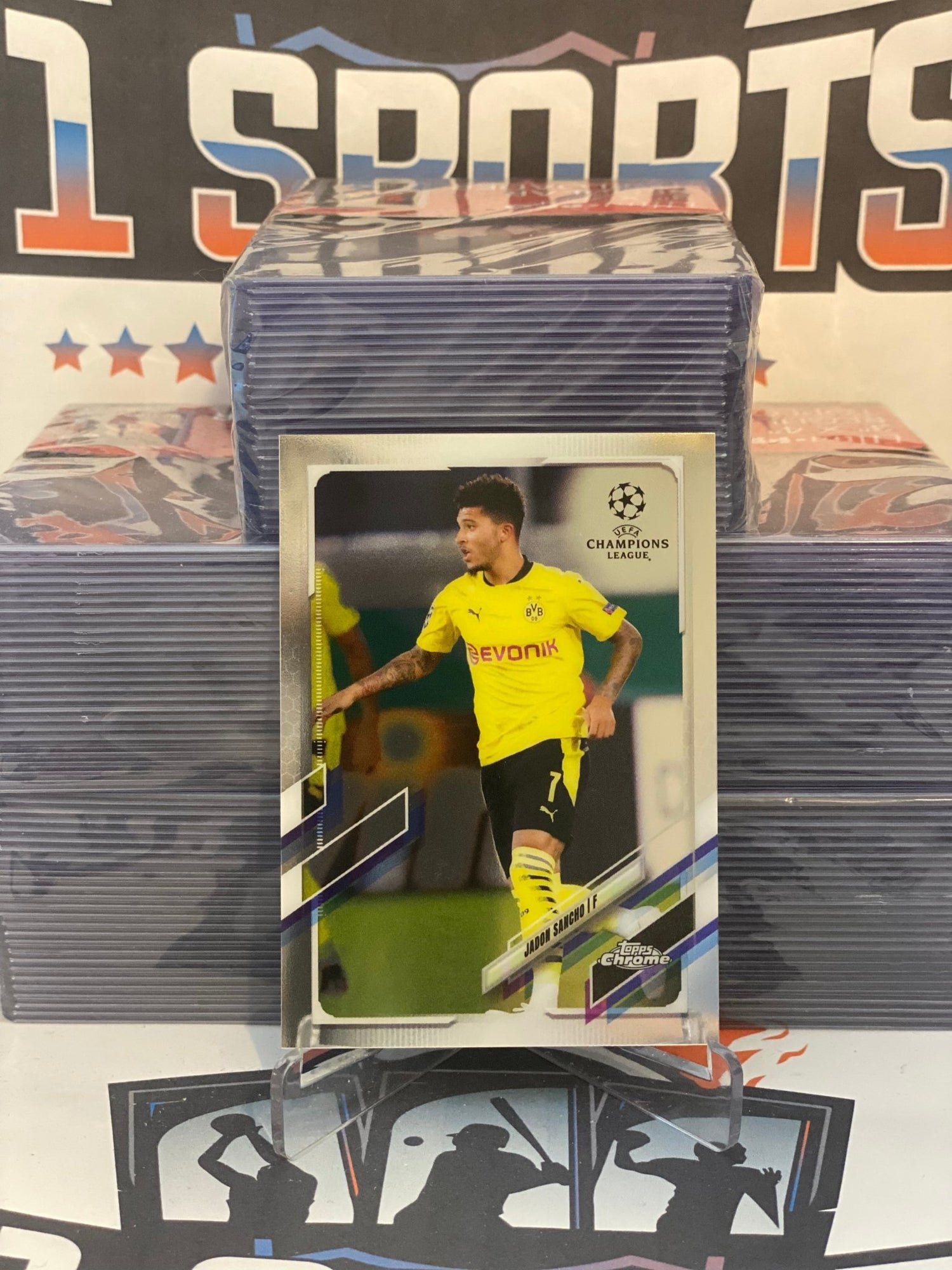 2020 Topps Chrome UEFA Champions League Jadon Sancho #78