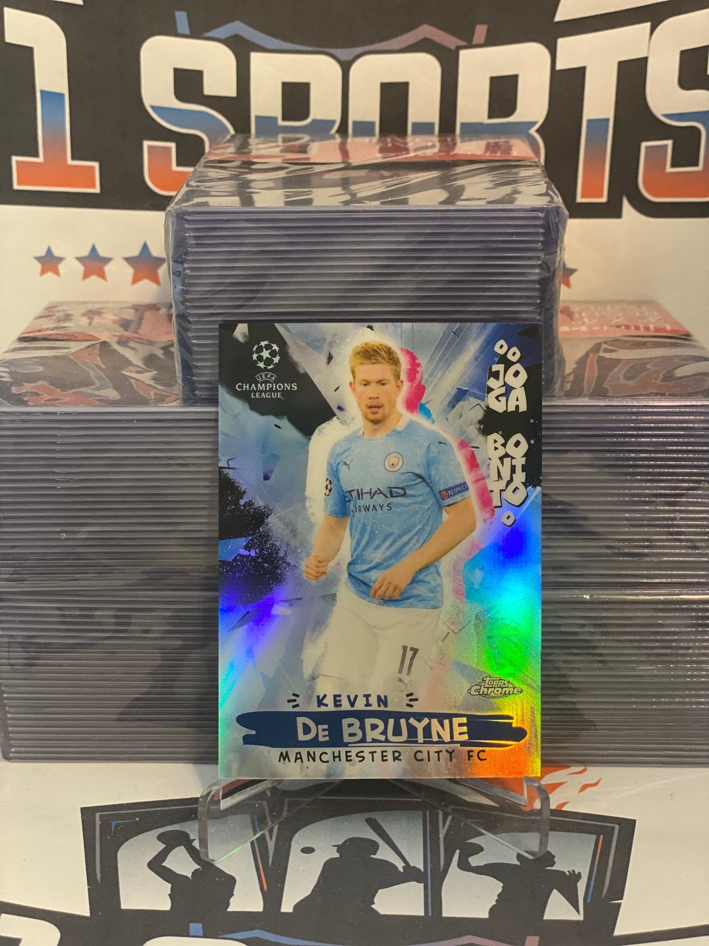 2020 Topps Chrome UEFA Champions League (Joga Bonito) Kevin De Bruyne #JB-6