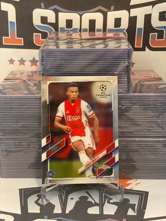 2020 Topps Chrome UEFA Champions League Jurrien Timber Rookie #71