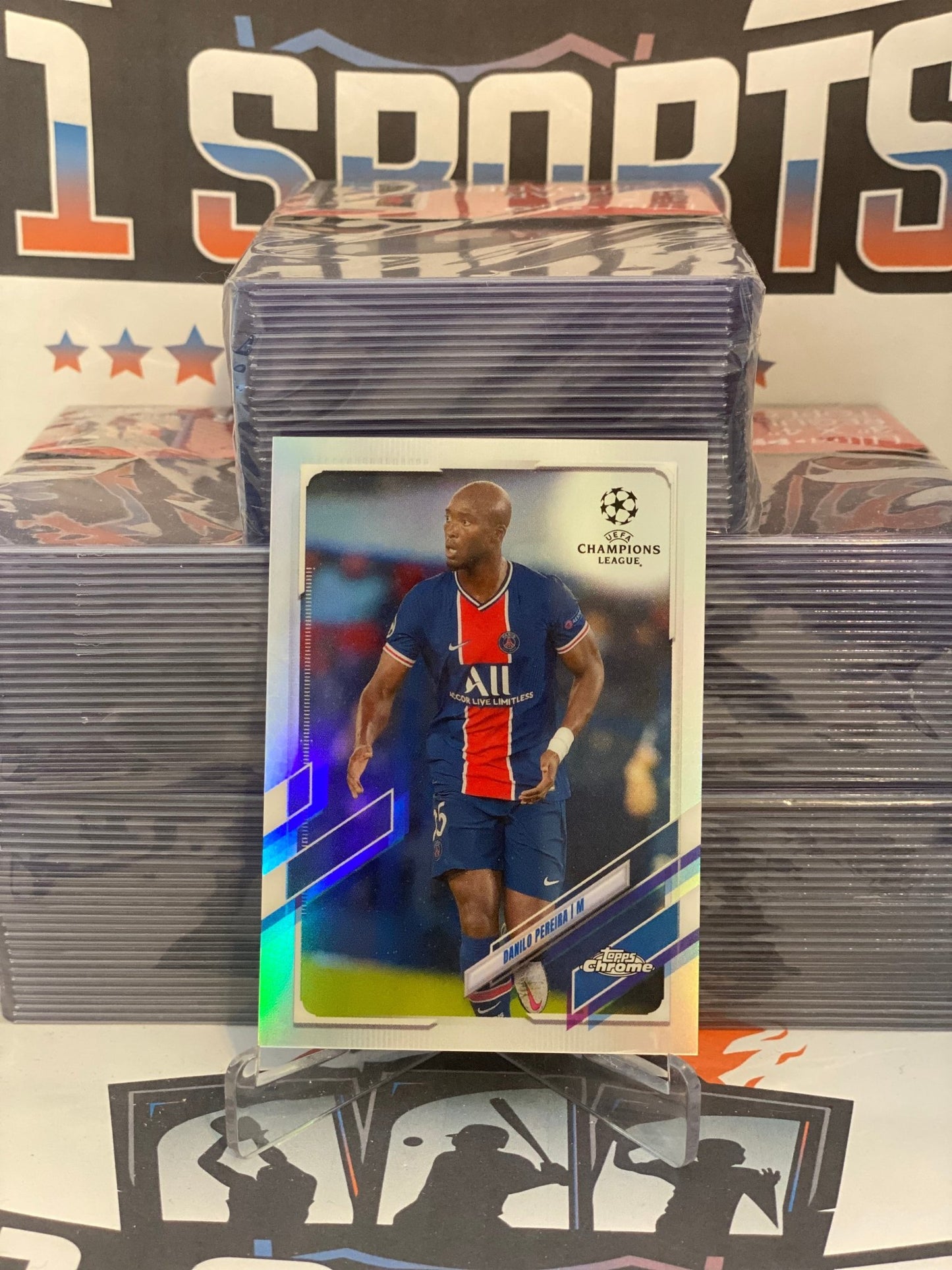 2020 Topps Chrome UEFA Champions League (Refractor) Danilo Pereira #80