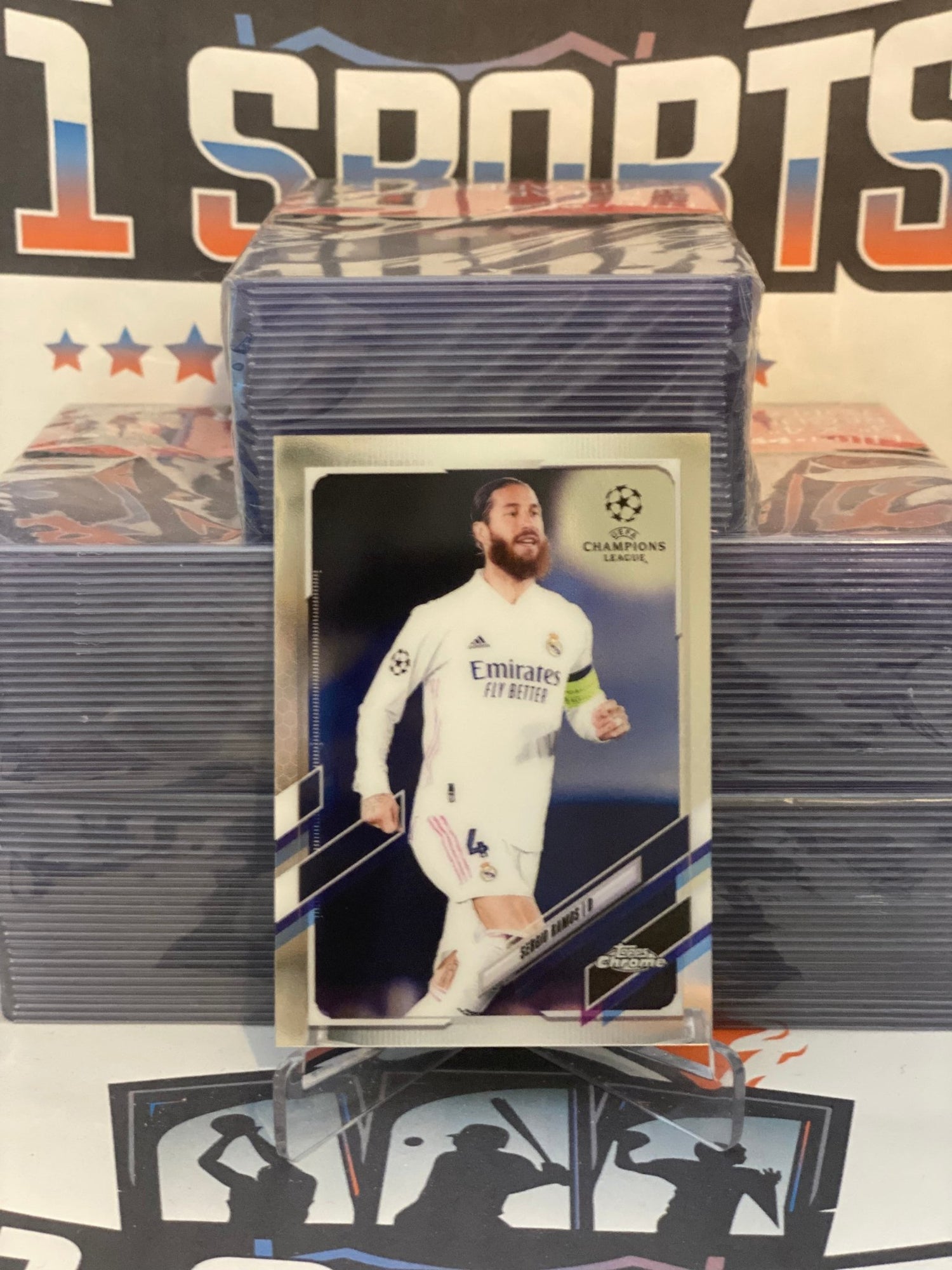 2020 Topps Chrome UEFA Champions League Sergio Ramos #92