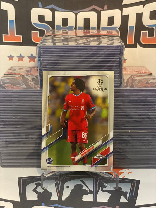 2020 Topps Chrome UEFA Champions League Yasser Larouci Rookie #91