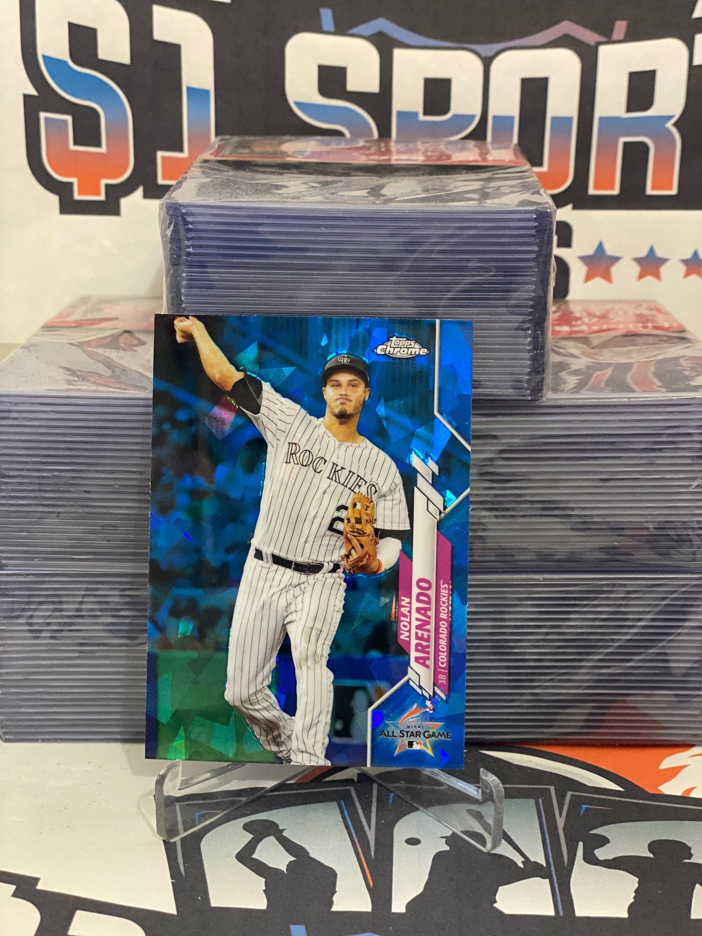 2020 Topps Chrome Update Sapphire (2017 All-Star Game) Nolan Arenado #U-50