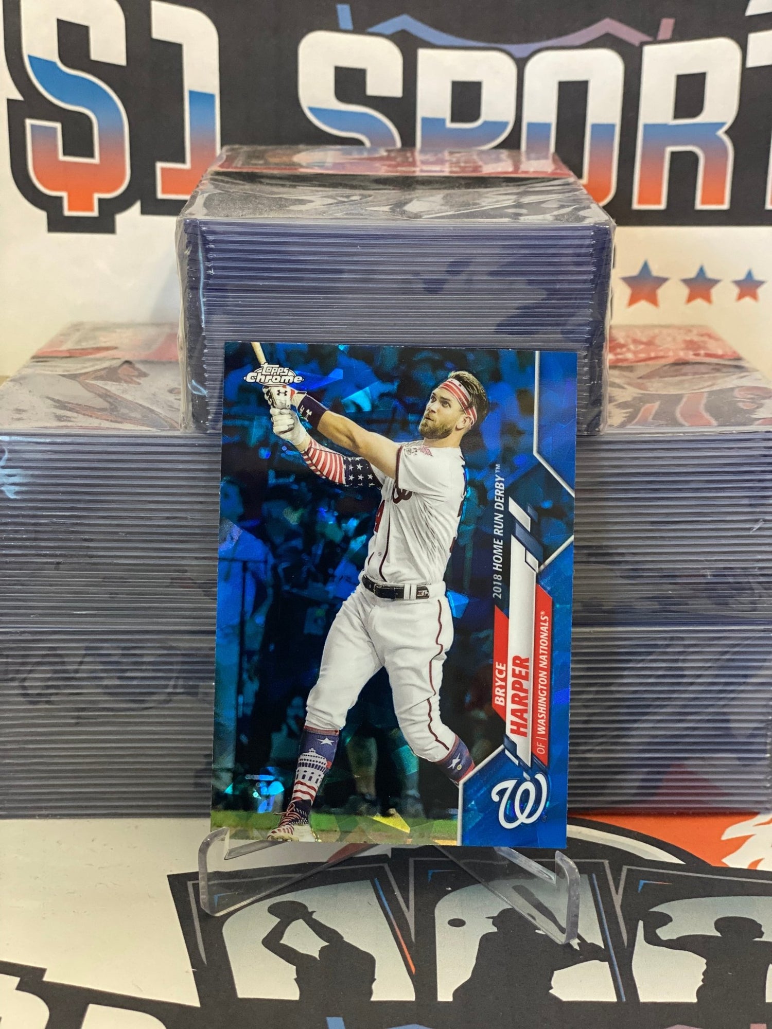 2020 Topps Chrome Update Sapphire (2018 All-Star Game) Bryce Harper #U-255
