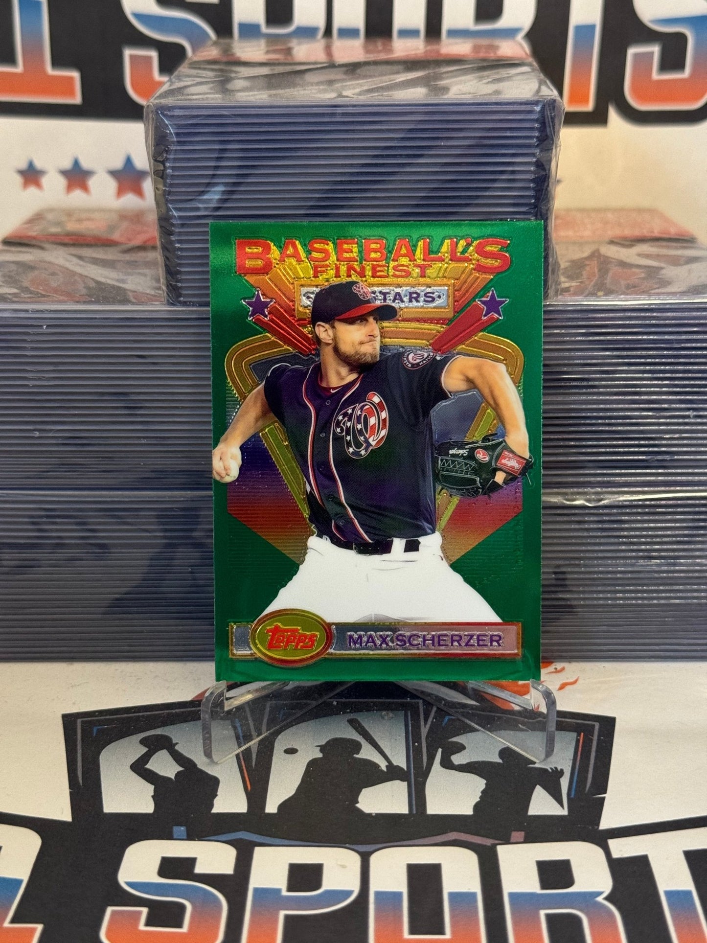 2020 Topps Finest Max Scherzer #95