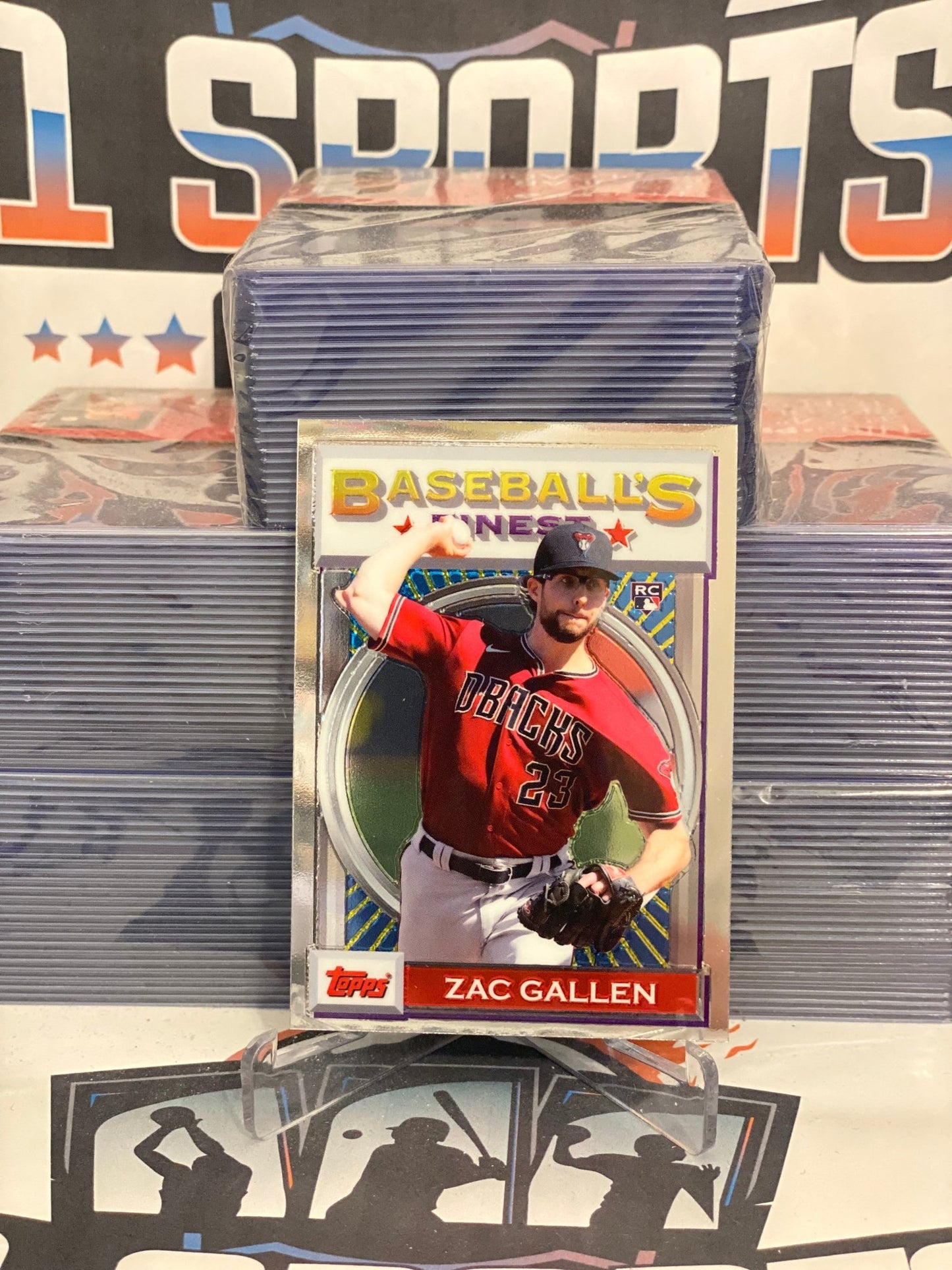 2020 Topps Finest Zac Gallen Rookie #54
