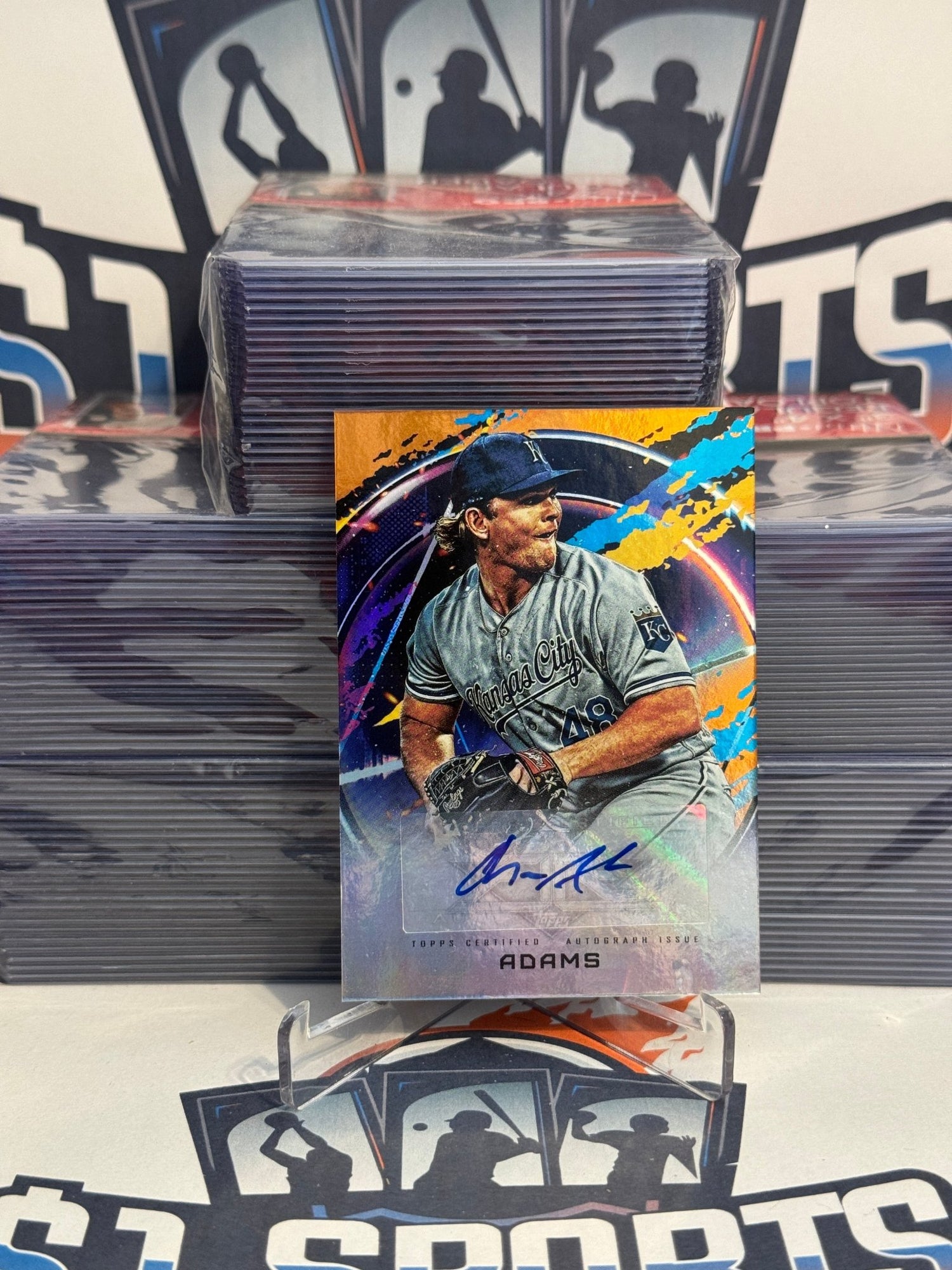 2020 Topps Fire (Auto 82/99) Chance Adams Rookie #FA-CA