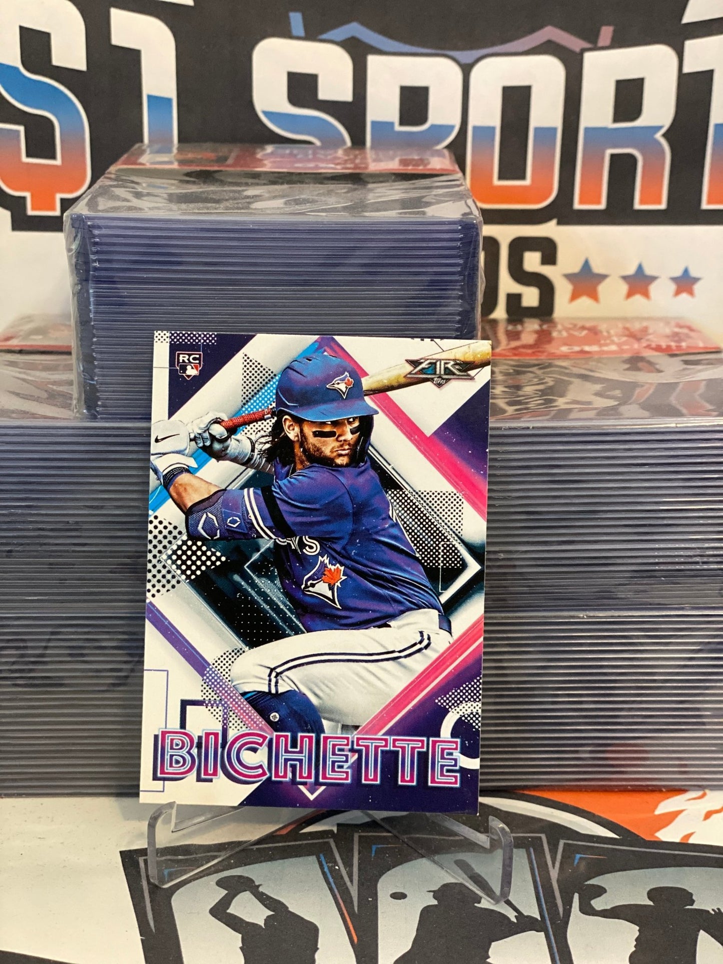 2020 Topps Fire Bo Bichette Rookie #71