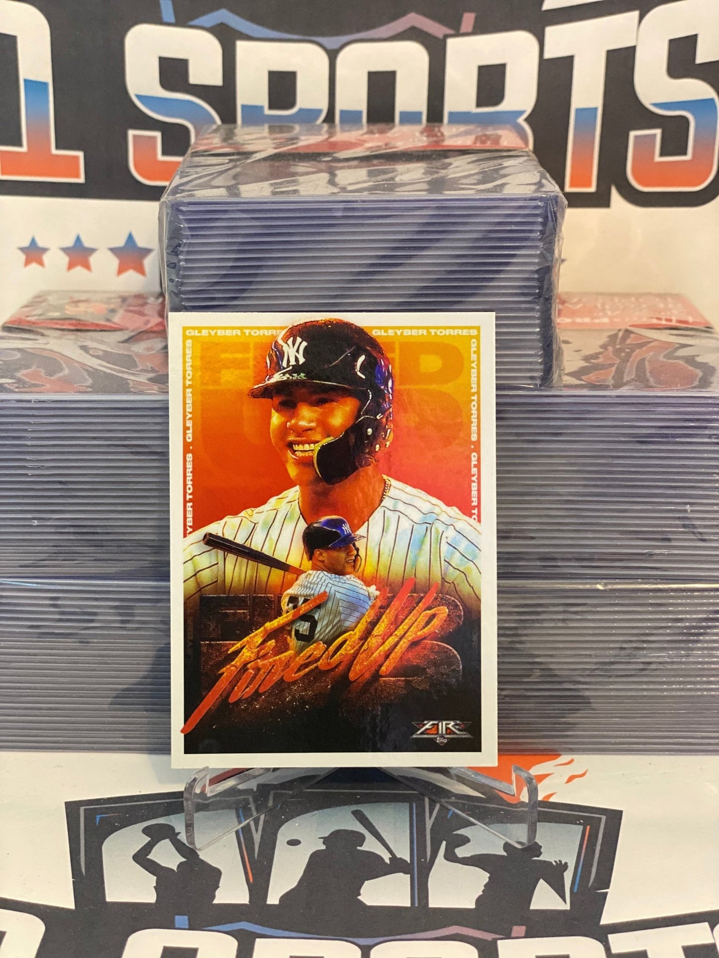 2020 Topps Fire (Fired Up) Gleyber Torres #FIU-14