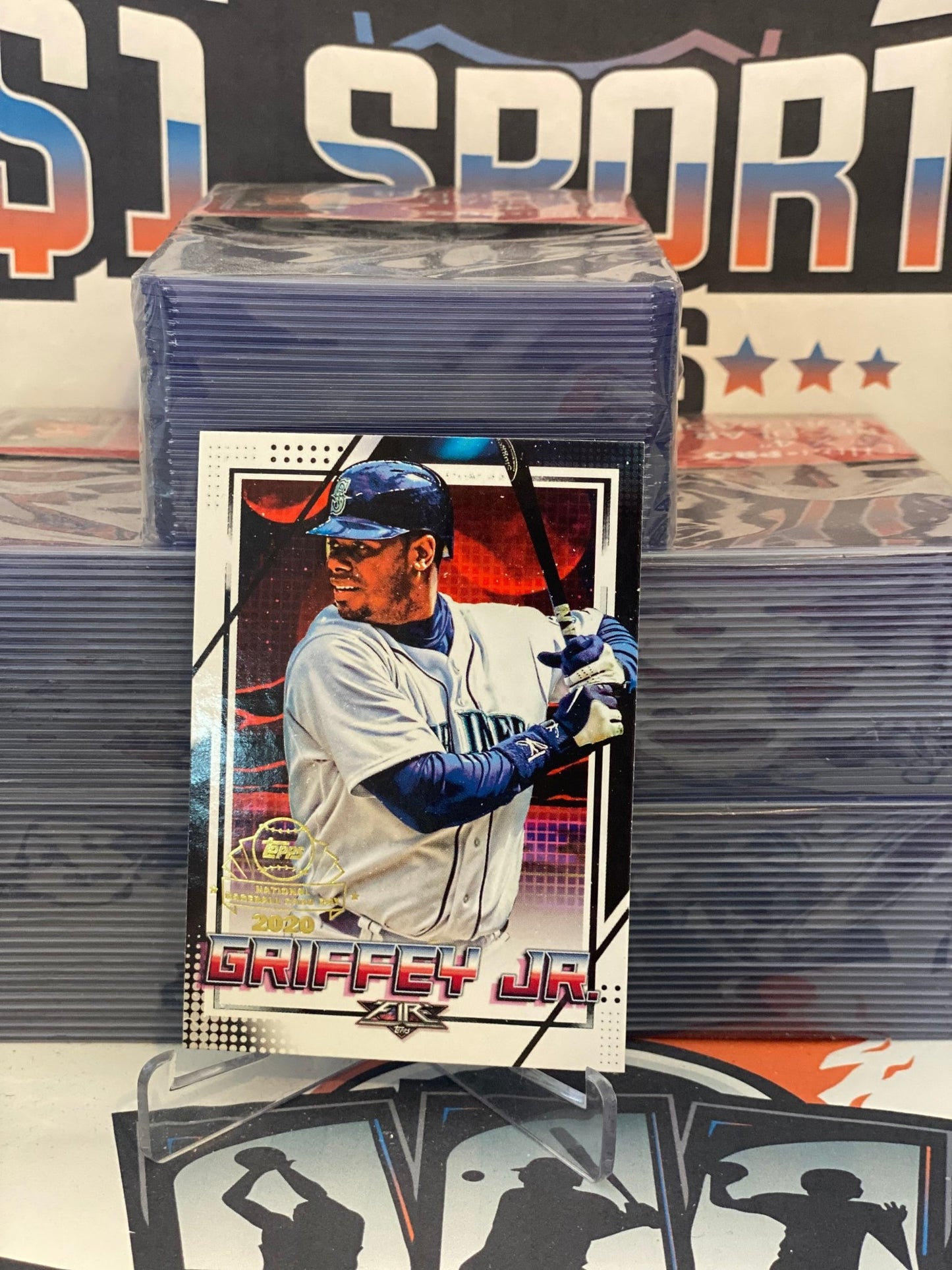 2020 Topps Fire (National Baseball Card Day) Ken Griffey Jr. #FP-3